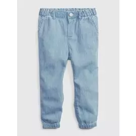 Брюки-джоггеры из денима