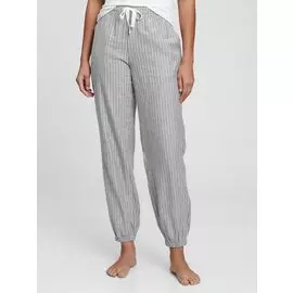 Брюки-джоггеры из фланели