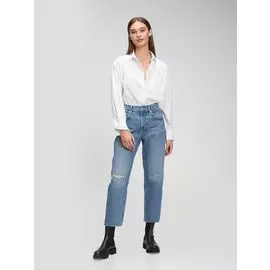 Джинсы Barrel с высокой посадкой