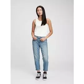 Джинсы Girlfriend с высокой посадкой