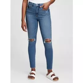 Джинсы Skinny с высокой посадкой