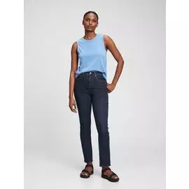 Джинсы Straight с высокой посадкой