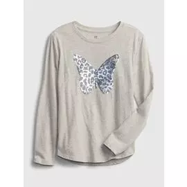 Футболка из органического хлопка с длинными рукавами