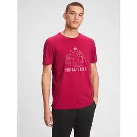 Футболка с принтом