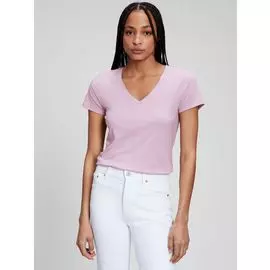 Футболка с V-образным вырезом