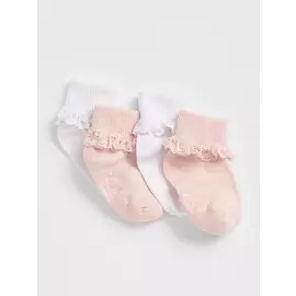 Носки с кружевом (набор 4 пары)