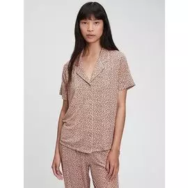 Рубашка пижамная с принтом