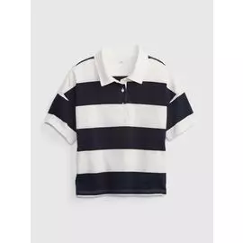 Рубашка-поло в полоску