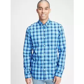 Рубашка с длинными рукавами и принтом