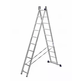 АЛЮМЕТ 5210 Лестница 2-х секционная универсальная Алюмет 2х10
