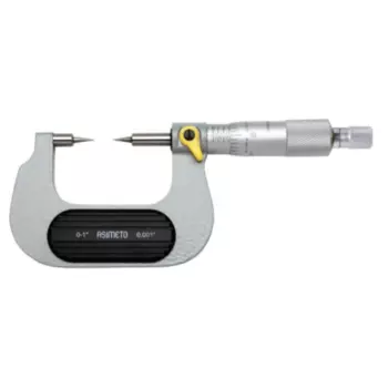 ASIMETO 122-04-0 Микрометр с точечными измерительными поверхностями 0,01 мм, 75-100 мм, наконечник 15°