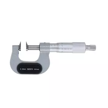 ASIMETO 122-51-0 Микрометр с измерительными губками 0,01 мм, 0-25 мм