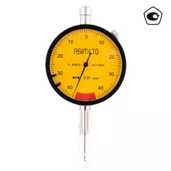 ASIMETO 422-01-0 Индикатор часового типа 0,8 мм, 0,01 мм,однооборотный