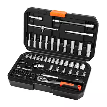 AV Steel AV-011472 Набор инструмента 1/4" 6 гр. 72 пр.