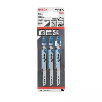 BOSCH 2608631508 Лобзиковые пилки T 127 D, HSS