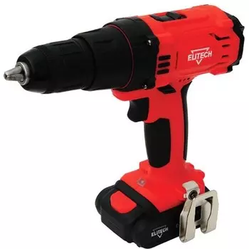 ELITECH ДА 14СЛK2 (2.0Ач) Дрель-шуруповерт аккумуляторная (14,4В,2х2.0АчLi-ion,БЗП-13мм,0-350\1250об\м,38Нм,1.5кг,чем,подсветк