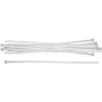 Fit F-60415 Хомуты нейлоновые, белые для проводов, 100 шт, 150 мм