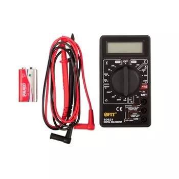 Fit F-80621 Мультиметр DM830 0,1 мВ-600 В; 0,1 В-600 В; 1 мкА-10 А; 0,1 Ом-2 МОм