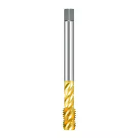 GARWIN 123055-M4 Метчик машинный M4x0,7 для глухих отверстий, HSS-E, DIN 371, 6H, форма C, TiN, тип N