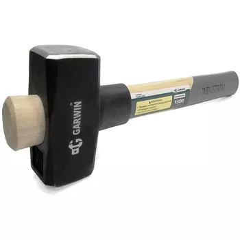 GARWIN INDUSTRIAL 712085-1500 Кувалда Garwin INDUSTRIAL с обратной рукояткой из дерева гикори, 1500 г