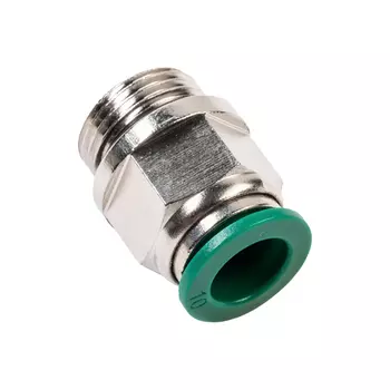 GARWIN PRO 808520-10-38-1 Фитинг цанговый М3/8" 10 мм, с уплотнением, пластм. корпус