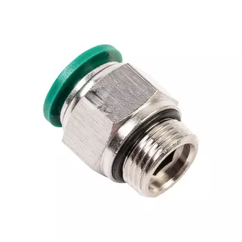 GARWIN PRO 808520-12-38-1 Фитинг цанговый M3/8" 12мм, с уплотнителем, пласт. корпус