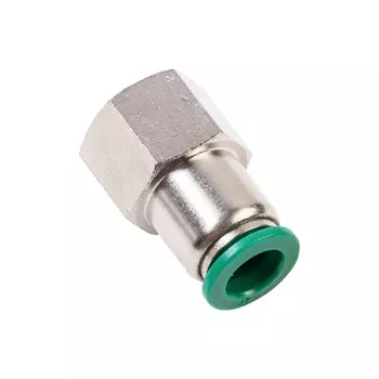 GARWIN PRO 808520-8-14-0 Цанговый разъем F1/4" 8 мм, с уплотнением, пластм. корпус