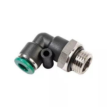 GARWIN PRO 808520-Г-6-14-1 Уголок M1/4" цанга 6 мм, с уплотнением, пластм. корпус