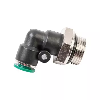 GARWIN PRO 808520-Г-6-38-1 Уголок M3/8" цанга 6 мм, с уплотнением, пластм. корпус