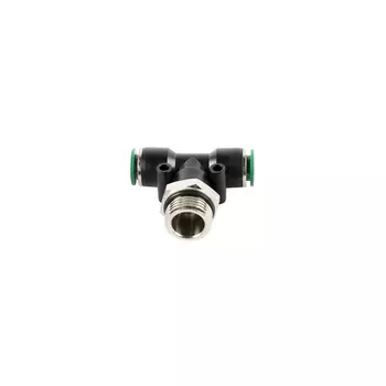 GARWIN PRO 808520-T-10-10-38 Фитинг цанговый Т-тройник М3/8" 10 мм, с уплотнением, пластм. корпус