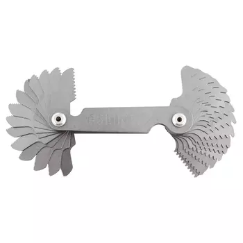 ASIMETO 605-50-5 Набор резьбовых шаблонов для дюймовой резьбы 55° 4-42 TPI мм из 30 шт.