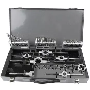 GARWIN INDUSTRIAL GM-TCS44 Набор метчиков и плашек М3 - 12, HSS, DIN352, 44 предмета