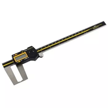 ASIMETO 309-08-3 Штангенциркуль цифровой для измерения наружных канавок 0,01 мм, 0-200 мм, ABS
