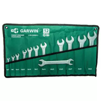 GARWIN PRO GR-ODK01 Набор ключей рожковых 12 предметов 6х7-30х32 мм
