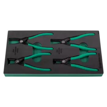 GARWIN INDUSTRIAL 646340 Набор съемников стопорных колец усиленных 180 мм, 4 пр. в ложементе EVA