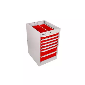 GARWIN INDUSTRIAL 004114-3000 Тумба для верстака 7 ящиков красная RAL3000