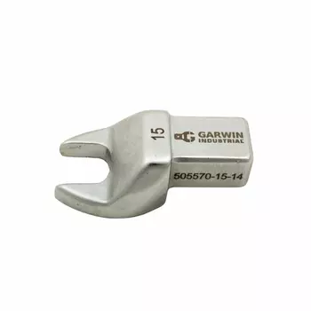 GARWIN INDUSTRIAL 505570-15-14 Насадка для динамометрического ключа рожковая 15 мм, с посадочным квадратом 14х18