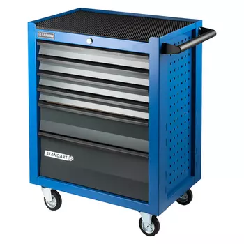 GARWIN PRO GSTD-6-B Тележка инструментальная 6 полочная GARWIN Standart синяя