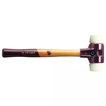 HALDER 3008.060 Молоток "Simplex" с мягкими насадками из нейлона Ø 60 мм; 1,5 кг