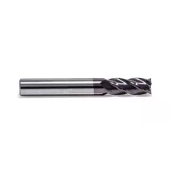 ИНРЕКО IN-1330-2 Фреза концевая твердосплавная ф12х30х75 z2 ц/хв ВК10-ХОМ TiAIN