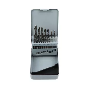 JSD Tools 100602-НС19И Набор сверл по металлу НС19И от 1 до 10 шаг 0,5 мм