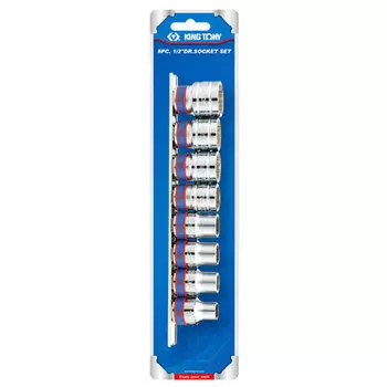 KING TONY 4010MR KINGTONY Головок торцевых комплект 12гр 10-22ММ 8 предметов 1/2"