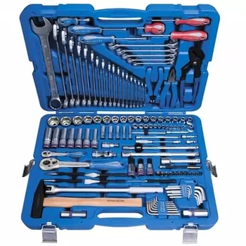 KING TONY 7528MR01 Набор инструментов универсальный, 128 предметов