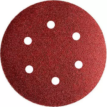 Klingspor PS18EK270525/1 Диск шлифовальный на бумажной основе, самозацепляемый, 150мм, P150, 6 отв/GLS3 PS 18 EK
