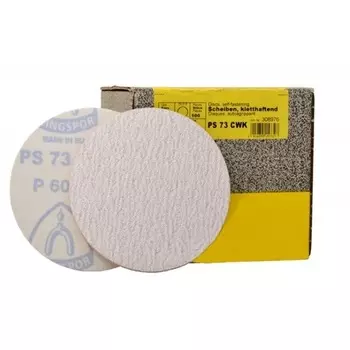 Klingspor PS73BWK-306613 Диск шлифовальный на бумажной основе, самозацепляемый, 125мм, P800, б/о, PS 73 BWK