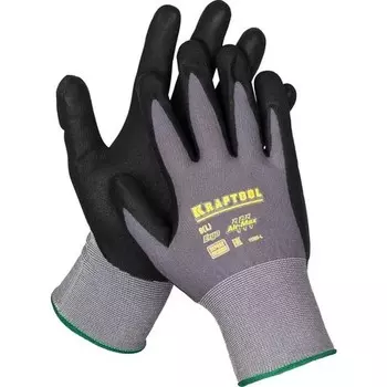 KRAFTOOL 11285-XL Перчатки эластичные KRAFTOOL EXPERT, со вспененным нитриловым покрытием, р-р XL