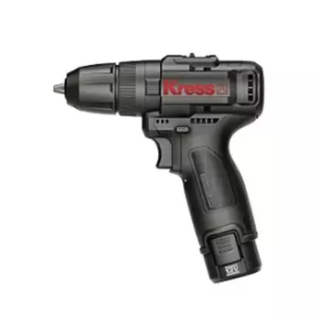 KRESS KU362 Дрель-шуруповерт ударный аккумуляторная BL 12V (38 Нм, 2 х 2 Ач, сумка)