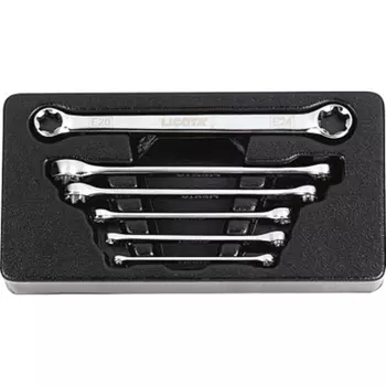 Licota ACK-274011 Набор ключей E-профиль E6 - E24 в ложементе, 6 пр.