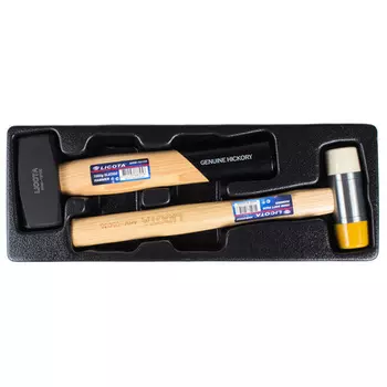 Licota ACK-384104 Набор: кувалда 1000 г и молоток с мягким бойком, 2 пр., в ложементе