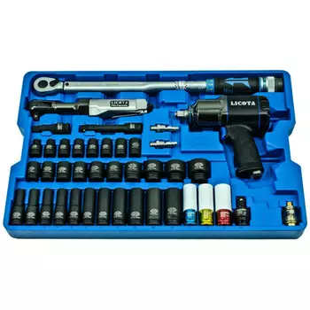 Licota ACK-B1001 Набор с гайковертом, пневмотрещоткой, ударными головками и динамометрическим ключом